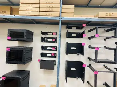 WE CARRY DIFFERENT SIZES OF NETWORKING WALL CABINETS, SERVER CABINETS AND FLOOR CABINETS WITH MESH D...
