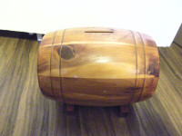 Antique Barrel Bank