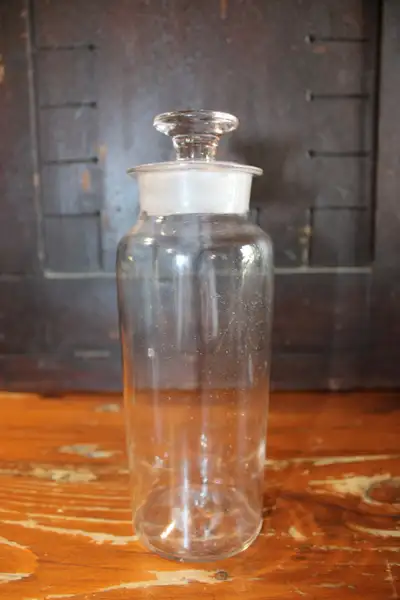 Old Glass Apothecary Bottle/Jar, View more
