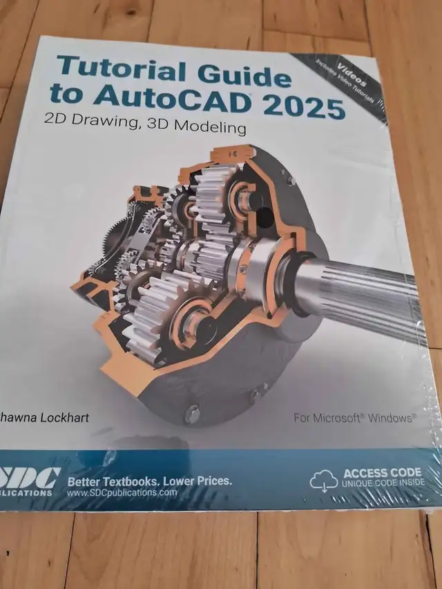 TUTORIAL GUIDE TO AUTOCAD 2025 (SEALED) in Textbooks in Barrie - Image 2
