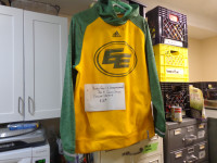 Clothing Sportswear EE Edmonton Eskimo Adidas Green Gold Hoodie