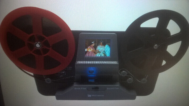 Wolverine 8mm and Super 8 Film Reel Converter into Digital Video in Cameras & Camcorders in Bedford