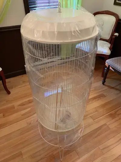 Bird Cage with Metal Stand, View more