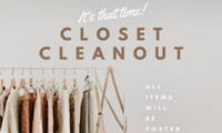 Closet cleanout 