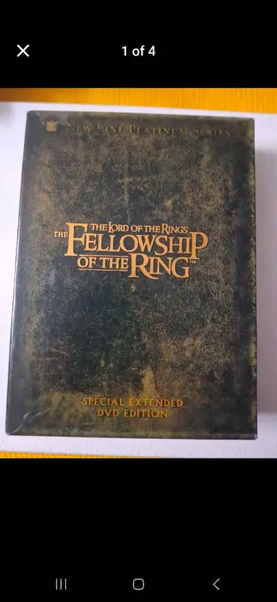 3 Mint Box Sets Lord of the Rings Extended Versions