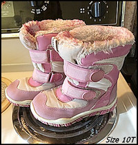 Sz 10 Girls Winter Boots $7