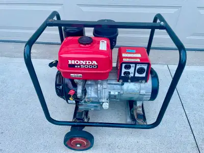 Honda EZ 5000 Portable Generator. Hardly used. Purchased for use in the event of a major power outag...
