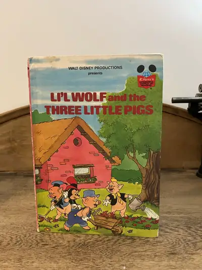 Vintage Disney's Wonderful World of Reading Book The Haunted House - 1975