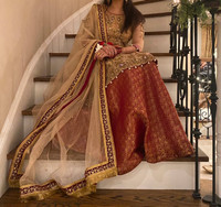 Indian/Pakistani STONEWORK LEHENGA DRESS FOR ONLY $100 !!