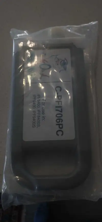 I am selling a new InkOwl brand compatible Canon PFI706PC Photo Cyan ink cartridge, compatible with...