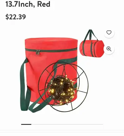 Christmas light storage bag, View more