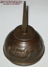 Antique Ford Model A Oil Can