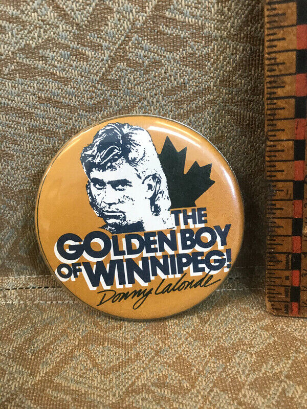 DONNY LALONDE GOLDEN BOY WINNIPEG BOXING PINBACK in Arts & Collectibles in Winnipeg