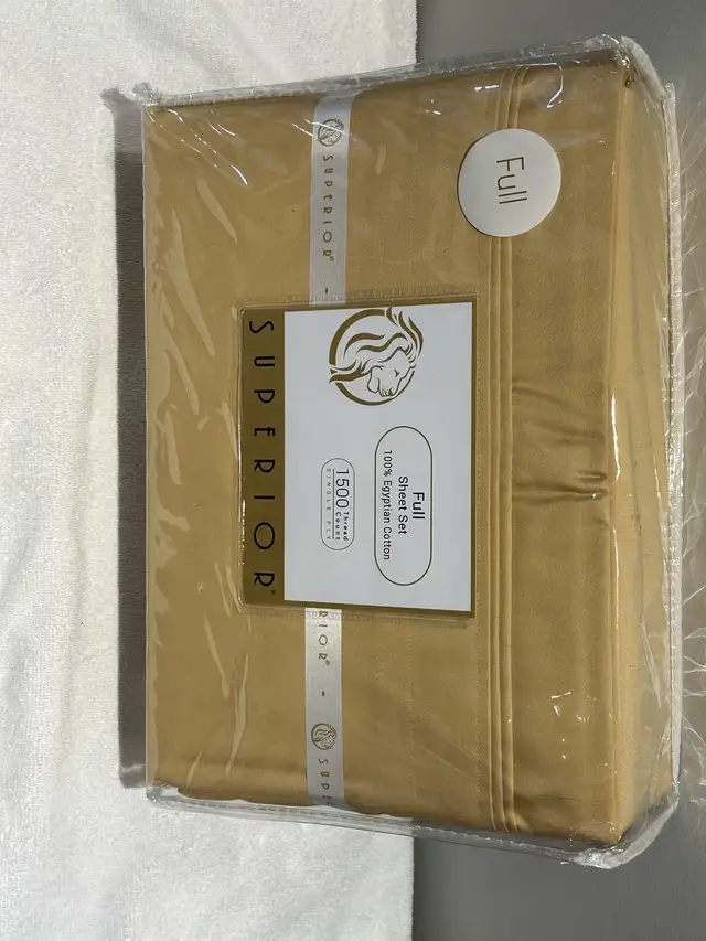 New in package SUPERIOR 1500 Thread Count Egyptian Cotton Sheets in Bedding in City of Toronto - Image 6