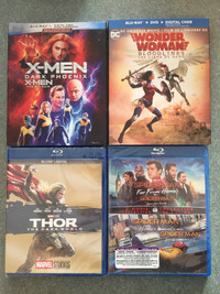 New Sealed Blurays X-men Dark Phoenix Wonder Woman Bloodlines 