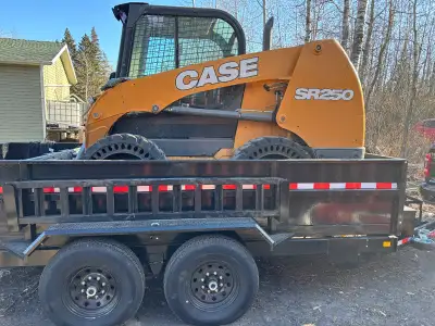 We are available for any snow removal got the bobcat ready to go and back pack blower and shovels if...