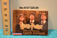 Livret 30 cartes postales Harry Potter