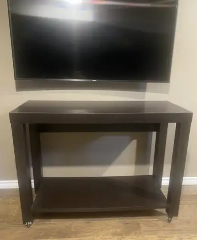 Wood Table with Wheels, View more