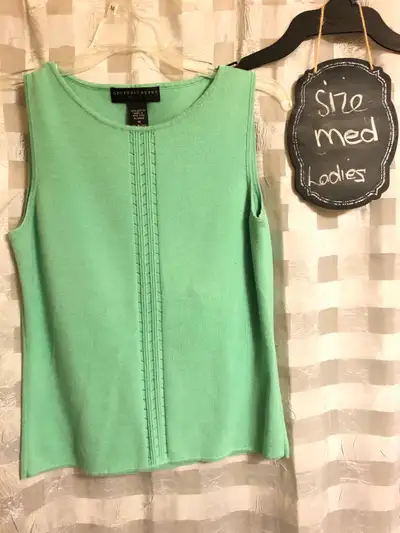 Mint Green Geoffrey Beene ladies tank - MED, View more