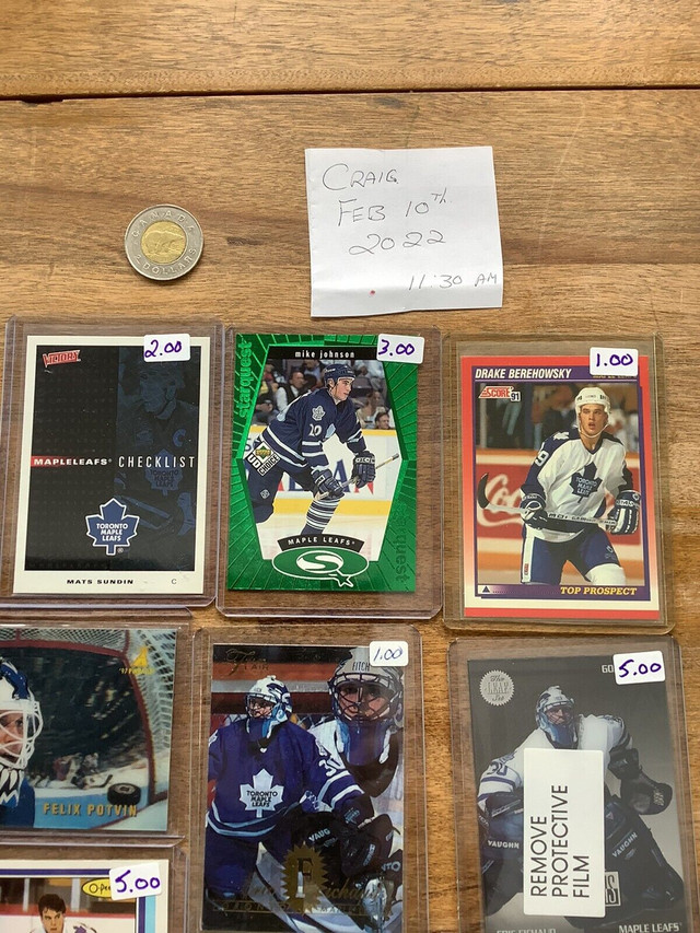 Toronto Maple Leafs Cards in Arts & Collectibles in St. Catharines - Image 2