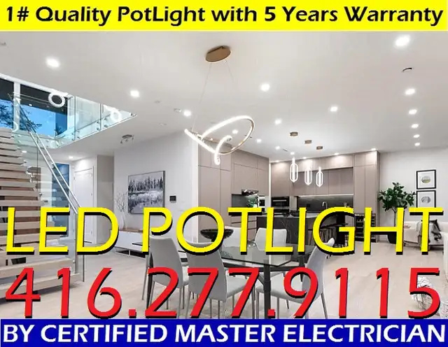 Pot Light Installation $38 each442406801024624640