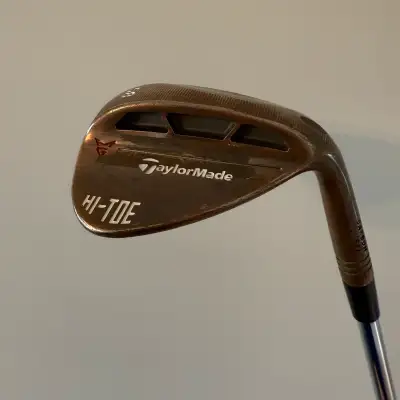 Club: TaylorMade Hi Toe 58 Degree right handed Shaft: KBS Hi-Rev 2.0 Wedge Flex Grip: Winn DriTac Mi...