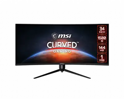 MSI Optix MAG342CQR 1500R 21:9 1ms 3440x1440 144Hz 34" Moniteur, View more