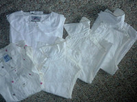 White Sleeveless Blouses : Cotton : Youth M/L or Ladies P