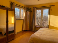 Shared House by Wakefield: View, Trails, Garden, Park, Woodstove