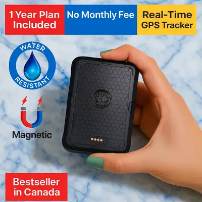 GPS Tracker - $0 MONTHLY - Wireless and Rechargeable, View more