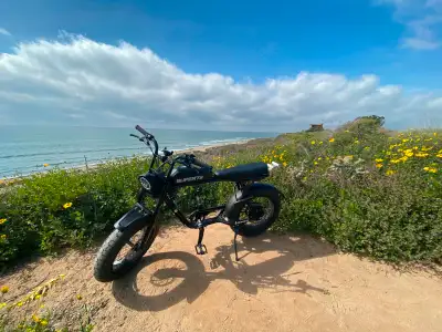 I bought this e-bike during a surf trip to the states. Great little e-bike for ripping around town o...