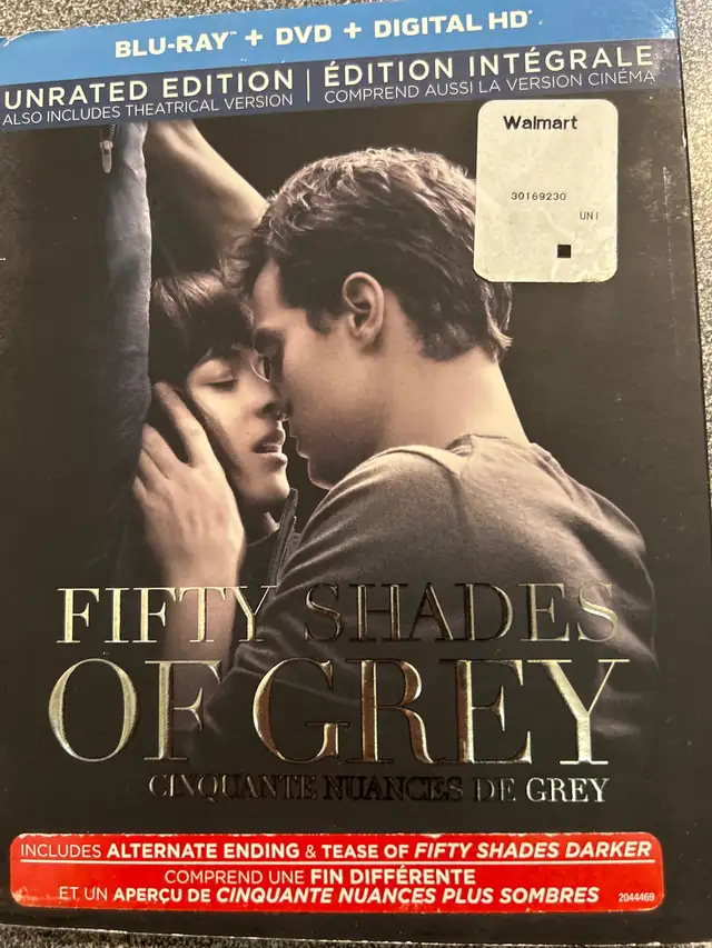 Fifty shades of grey Blu-ray et DVD bilingue 5$ in CDs, DVDs & Blu-ray in Lévis - Image 2