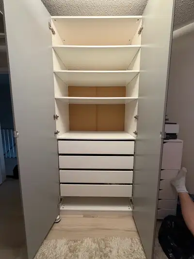 IKEA Wardrobe / Closet Organizer - white , View more