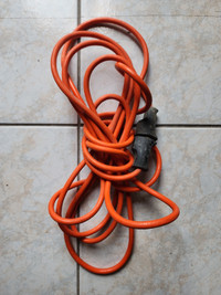 Orange 15 (fifteen) foot electrical extension cord