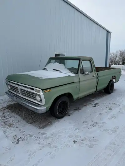 1973 F100 360/C6. $7000 obo Rusty but everything is there. Radio works. New 2bbl carb and air filter...