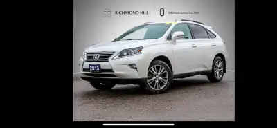 Lexus RX 350 AWD with premium package 2013 low mileage