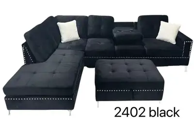 Sectional Sofa with Ottoman! FREE DELIVERY , View more
