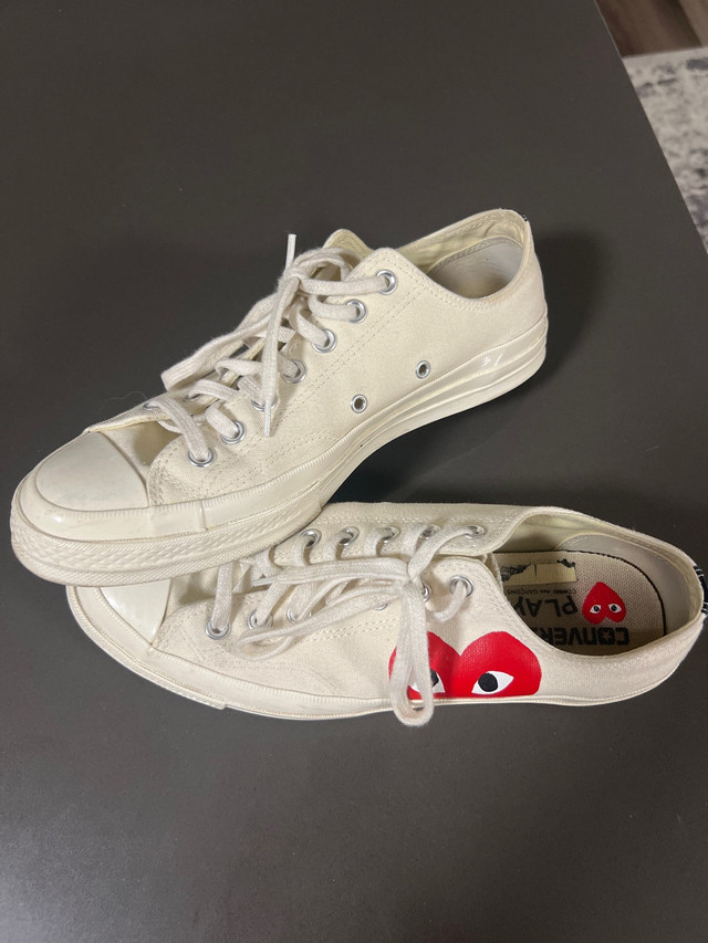 CDG Converse (Comme de Garçon) Size 9.5 in Men's Shoes in Hamilton
