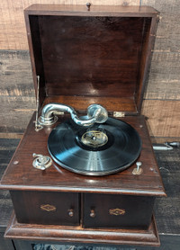 Antique Thorens Swiss Made European Phonograph Gramophone Record