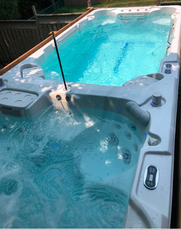 Sale! New 20ft Dual Swim spas In Stock Free Delivery & Crane BE Hot