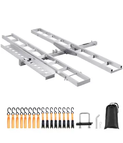 VEVOR Motorcycle Carrier, 2-Bike 600 LBS, View more