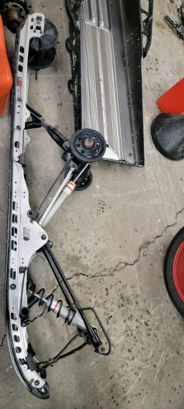 Rails with new slides 380 Off a 2015 skidoo summit x t3 163