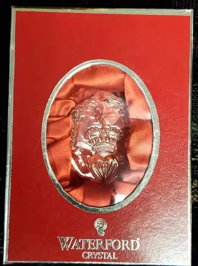 RARE Waterford Cladagh crystal ornament, View more