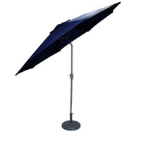 Brand new blue aerodynamic Patio 9.5 ft umbrella (NO BASE)