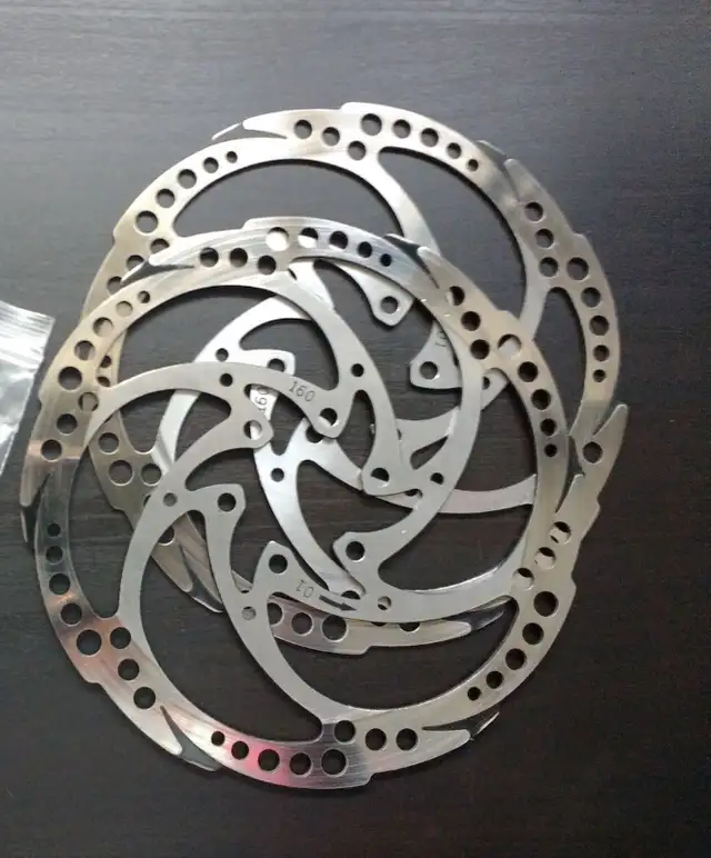 Disc Brakes Rotors 160 road bike gravel MTB  160 in Frames & Parts in Ottawa - Image 2