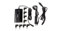 UNIVERSAL AC POWER ADAPTER W/8 ADAPTERS/CAR CHARGER FOR LAPTOP