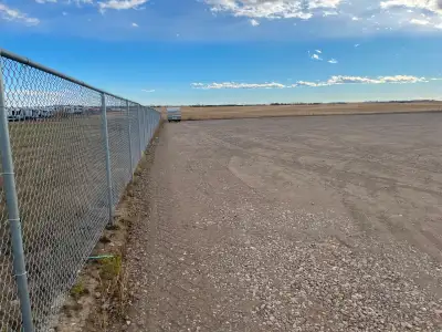 1 to 2 acres available for outdoor storage. Recently graded, graveled and packed. Fenced. Located in...