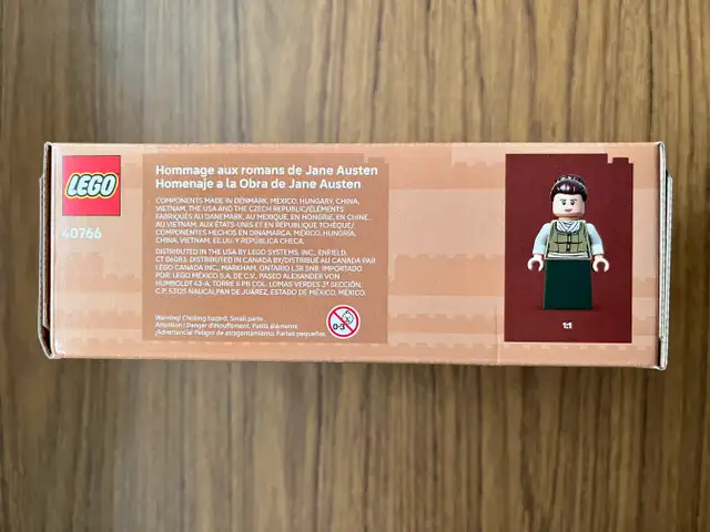 LEGO 40766 "Tribute to Jane Austen's Books"63804702460163122