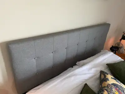 Monarch Tufted Floating Headboard for queen bed, View more