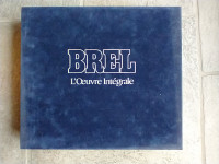 Coffret « Brel, L’œuvre Intégrale »  disques vinyles vintage